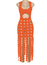 Load image into Gallery viewer, Skinny Tassel Bodycon Dress
