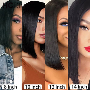 Pre Cut Lace Wear And Go Glueless Wig Short Bob