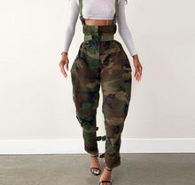 Load image into Gallery viewer, Ribbed Denim Camo Pants
