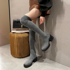 Knitting Sock Boots