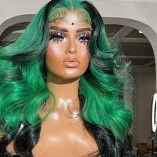 Load image into Gallery viewer, Highlight Color 13X4 Lace Front Loose Wave Wig Pre Plucked Ombre Cosplay Wig
