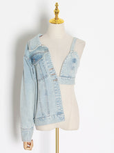 Load image into Gallery viewer, Individuality Denim Jacket
