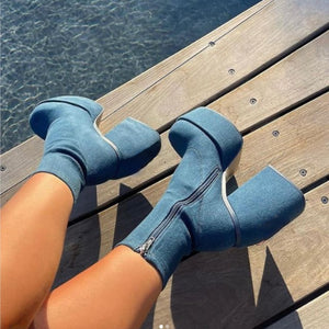 Ankle Block Boots