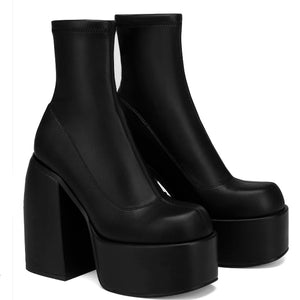 Ankle Block Boots