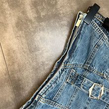 Load image into Gallery viewer, Strapless Denim Jumpsuit
