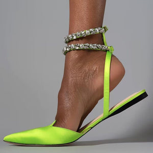 Pointed Toe Sandal Pumps