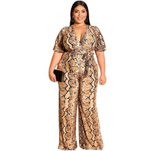 Load image into Gallery viewer, Snake Print Jumpsuit
