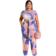 Load image into Gallery viewer, Tie Dye Print Two Piece Set
