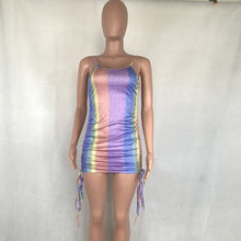 Load image into Gallery viewer, Sparkling Rainbow Mini Dress
