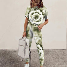 Load image into Gallery viewer, Casual Tie-dye Two Piece Set
