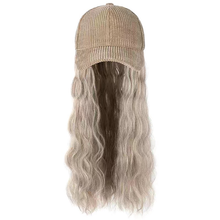 Load image into Gallery viewer, Synthetic Long Curly Lazy Cap Wig Hat
