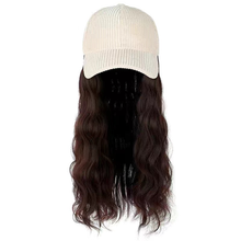 Load image into Gallery viewer, Synthetic Long Curly Lazy Cap Wig Hat
