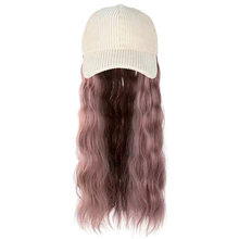 Load image into Gallery viewer, Synthetic Long Curly Lazy Cap Wig Hat
