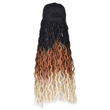 Load image into Gallery viewer, Faux Locs 24inch Lazy Cap Wig Hat
