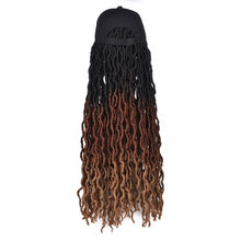 Load image into Gallery viewer, Faux Locs 24inch Lazy Cap Wig Hat
