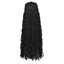 Load image into Gallery viewer, Faux Locs 24inch Lazy Cap Wig Hat
